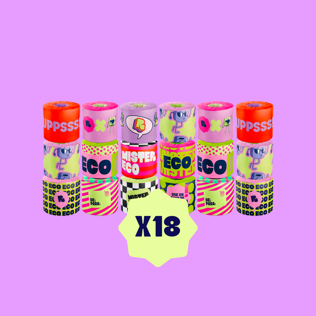 Papel higiénico x18